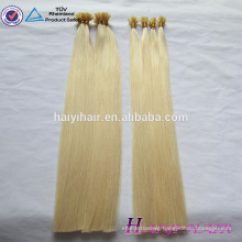 6A, 7A, 8A 100% human hair high quality popular cheap wholesale 0.5/0.8/1.0g 8a grade virgin russian hair i tip blond